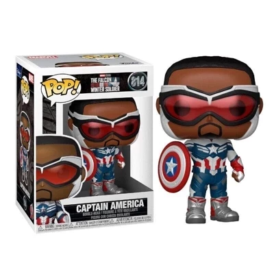 POP Marvel: Сокол и Зимний солдат - Виниловая фигурка Капитана Америки #814 #51630