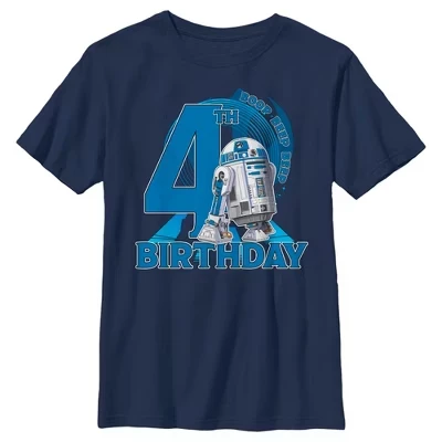 Футболка для мальчика R2-D2 на 4-й день рождения