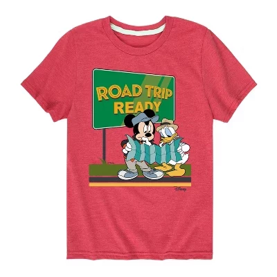 Футболка для мальчиков Disney Road Trip Ready, красная