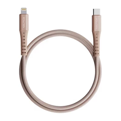 Кабель Nautica CB305 USB-C на Lightning, нюдовый