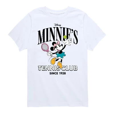 Футболка Minnie's Tennis Club с коротким рукавом и рисунком белого цвета