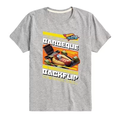 Детская футболка Hot Wheels BBQ Backflip, серая