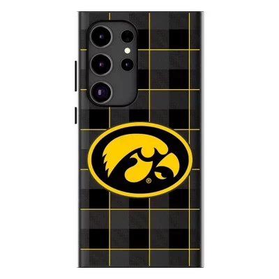 NCAA Big Ten Universities Клетчатый чехол для мобильного телефона, совместимый с MagSafe, для Samsung Galaxy iowa hawkeyes