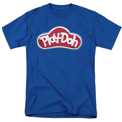 Логотип Play Doh на футболке Doh для взрослых royal