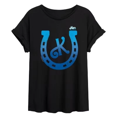 Женская футболка с объемным рисунком Ken Horseshoe, цвет черный