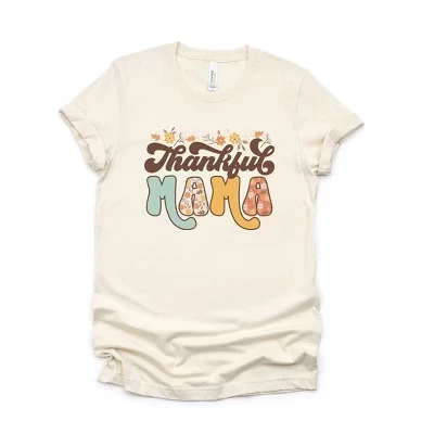 Женская футболка Simply Sage Market Thankful Mama, кремовая