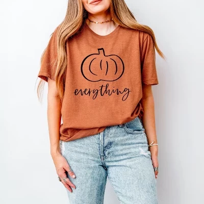 Осенняя футболка с коротким рукавом Pumpkin Everything