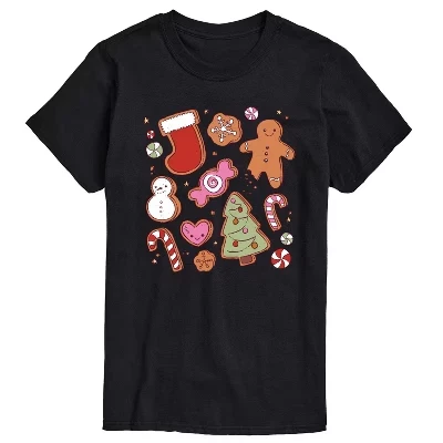 Мужская футболка Instant Message Christmas Treats, черная