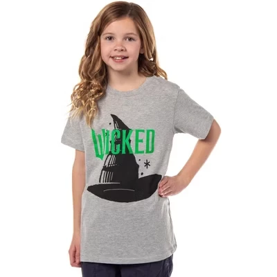 Футболка с логотипом Wicked Elphaba Hat Серая