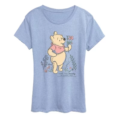 Женская футболка с коротким рукавом Find Beauty Pooh с графическим рисунком - - -