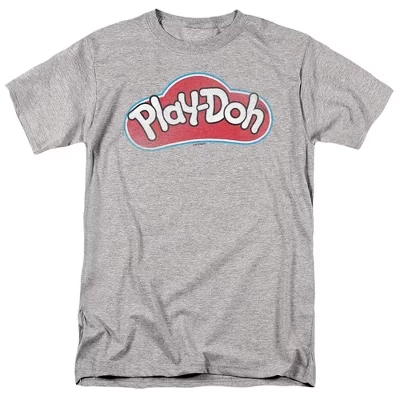 Взрослая футболка Play Doh Lid athletic heather