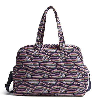 Сумка Vera Bradley Ultralight Weekender, ретро-ленты