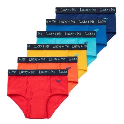Мальчиковые трусы-брифы Lucky Me Lucas (6 шт.), бирюзовые