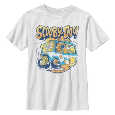 Футболка для мальчика Scooby Doo Fastest Mystery Machine белая