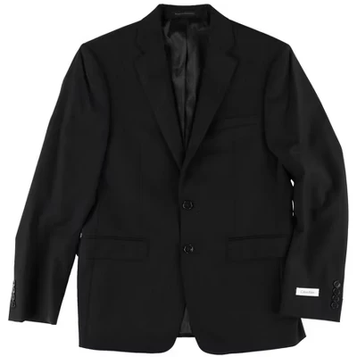 Мужской пиджак Calvin Klein, 2 пуговицы, черный