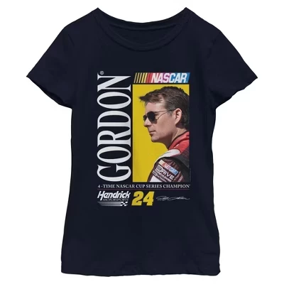 Футболка для девочек Hendrick Motorsports, синяя