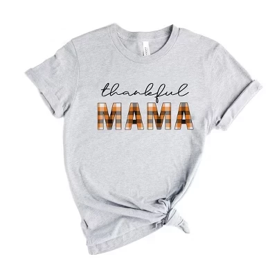 Женская футболка Simply Sage Market «Thankful Mama», серая