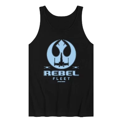 Men's -  - Rebel Fleet Flight Patch Graphic Tank Top black