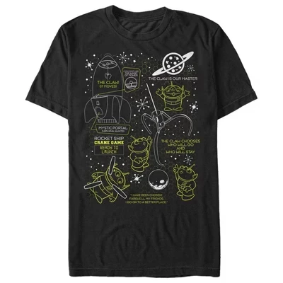 Мужская футболка Toy Story Claw is Our Master, черная
