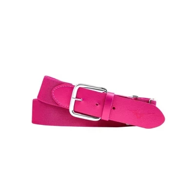 Ремень Mizuno Classic Elastic эластичный, розовый