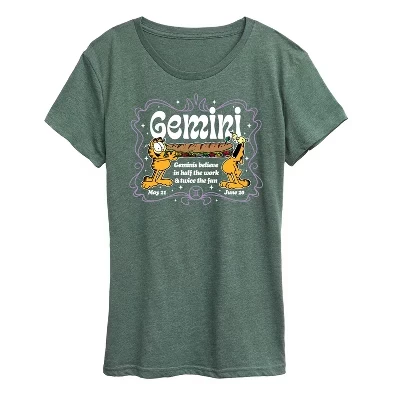 Женская футболка с коротким рукавом heather juniper от Gemini - Это полдела и вдвойне весело