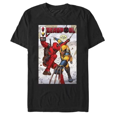 Мужская футболка с постером Marvel: & Wolverine Мы только что стали лучшими Бабами, черная