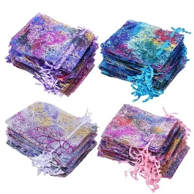Подарочные мешочки из органзы Home Collection, разноцветные