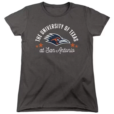 Женская футболка The University Of Texas At San Antonio Roadrunners цвета древесного угля