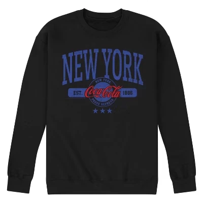 Мужская флисовая толстовка New York Pause Refresh 1886 с графическим рисунком, черный