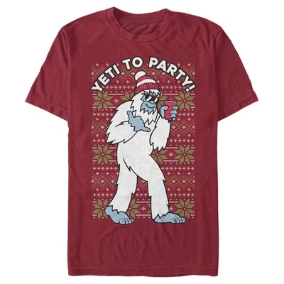 Мужская футболка Lost Gods Yeti to Party от cardinal