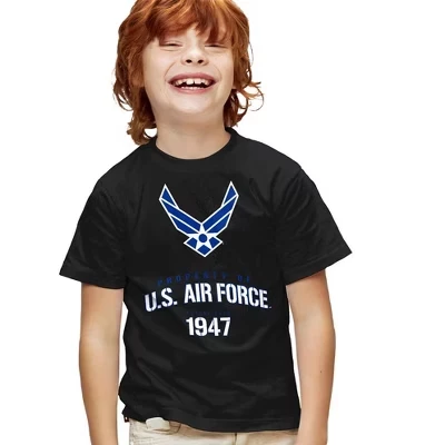 Мужская футболка с коротким рукавом Air Force Property Of T-Shirt черного цвета