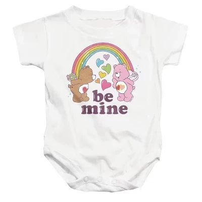 Baby  Be Mine Valentine Infant Bodysuit white