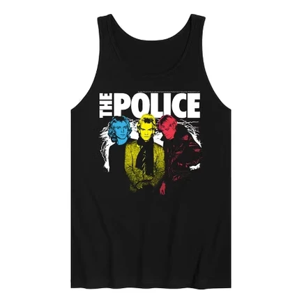 Мужская майка The Police Color Pop, черная