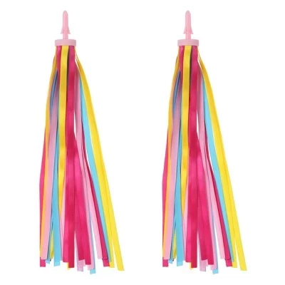 Велосипедные стримеры Unique Bargains, 2 шт., желтые