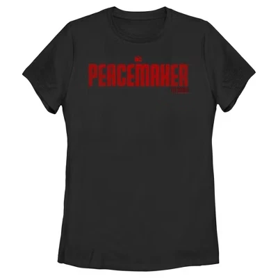 Женская футболка DC Comics Peacemaker, черная