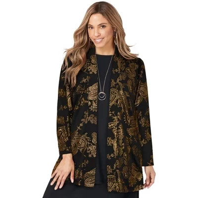 metallic paisley