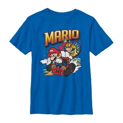 Футболка для мальчиков Nintendo Mario Kart, синяя