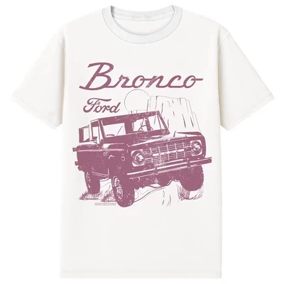Мужская футболка Bronco Wild West белого цвета