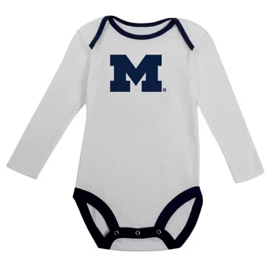 Боди для младенцев NCAA Michigan Wolverines, 2 шт.