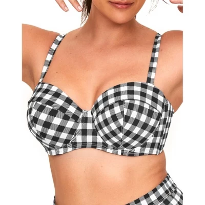 Женский купальник Vivien Top в полоску c02