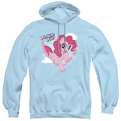 Тв-толстовка с капюшоном для взрослых Pinkie Pie светло-голубая