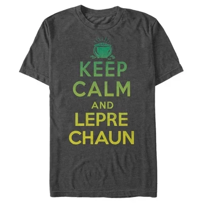 Мужская футболка Lost Gods Keep Calm, угольно-серая