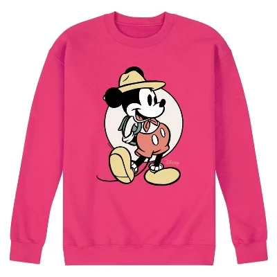 Мужской свитшот Disney Mickey Mouse Explorer, пурпурный