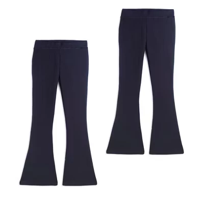 Леггинсы-клеш из органического хлопка для девочек 2pk Fair Trade Yoga Pant синего цвета