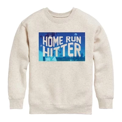Флисовая толстовка с длинным рукавом Home Run Hitter Graphic из натурального хлопка