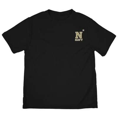 Футболка для мальчиков NCAA Naval Academy, черная