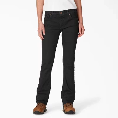 Женские джинсы Dickies Perfect Shape Bootcut, черные