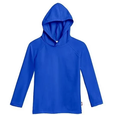 Футболка Swim UPF 50+ с капюшоном и длинными рукавами Rashguard для мальчиков и девочек - Сделано в США