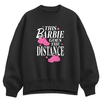Женский свитшот Barbie Goes The Distance, черный