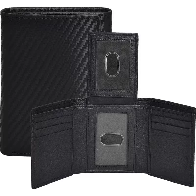 Мужской кошелек LEVEN SIXTEEN RFID, кожаный, угольный